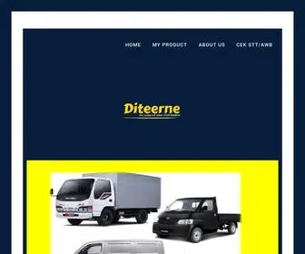 Diteerne.co.id(Jasa Ekspedisi pengiriman barang Murah Jabodetabek dan Luar kota) Screenshot