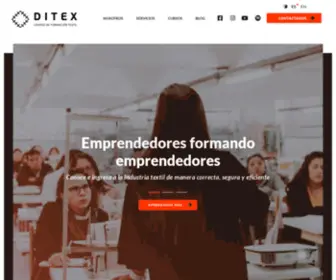 Ditex.com.pe(Estamos tejidos y hechos a medida de los objetivos del emprendedor textil peruano) Screenshot