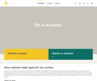 Ditisarnhem.nl(De officiële website van Arnhem) Screenshot