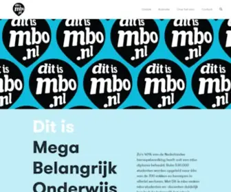Ditismbo.nl(Dit is mbo) Screenshot
