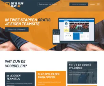 DitismijNteam.nl(Je eigen gratis teamsite in 2 stappen) Screenshot