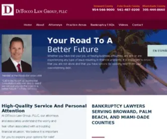 Ditoccolaw.com(Bankruptcy Attorney Fort Lauderdale) Screenshot