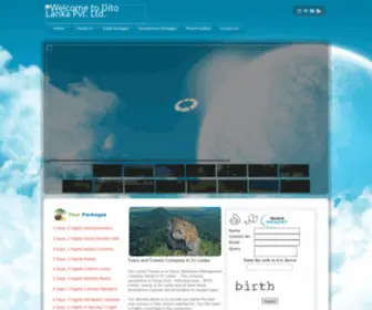 Ditolanka.com(Tours and Travels Company In Sri Lanka) Screenshot