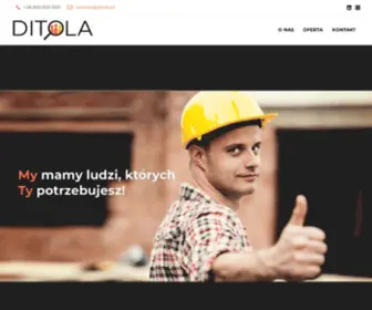 Ditola.pl(Agencja pośrednictwa pracy) Screenshot