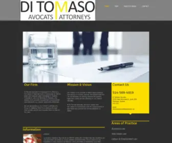 Ditomasolegal.com(Lawyer) Screenshot