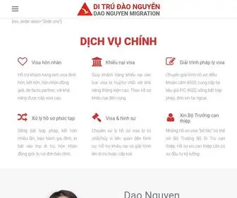 Ditrudaonguyen.com(Di Trú Đào Nguyễn) Screenshot