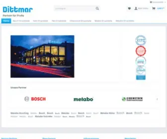 Dittmar-Shop.de(Ersatzteile Shop) Screenshot