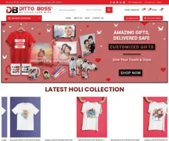 Dittoboss.com(Best Promotional & Personalized T) Screenshot