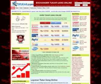 Ditukar.com(Exchanger Jual Beli Fasapay dan Deposit Instaforex) Screenshot