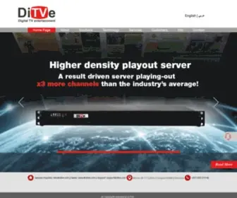 Ditve.com(DiTVe provides a turnnkey solution) Screenshot