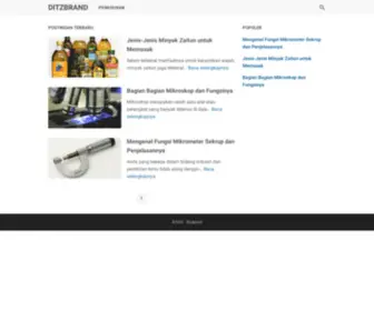 Ditzbrand.co.id(Ditzbrand) Screenshot