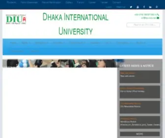 Diu-BD.net(Dhaka International University DIU) Screenshot