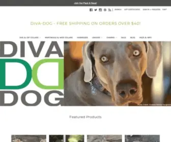 Diva-DOG.com(Collars, Leashes & Collar Charms) Screenshot