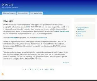 Diva-GIS.org(Free, simple & effective) Screenshot