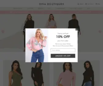 Divaboutiques.co.uk(Womens Boutiques Clothing) Screenshot