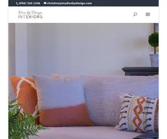 Divabydesigninteriors.com(Diva by Design) Screenshot