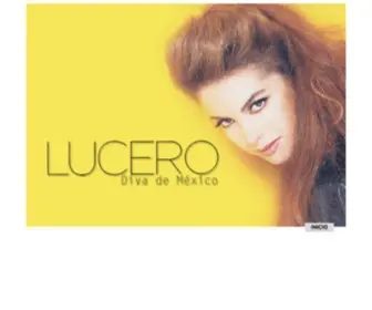 Divademexico.com(LUCERO Diva de Mexico) Screenshot