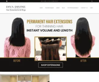 Divadivinehair.co.in(Hair Extensions India) Screenshot