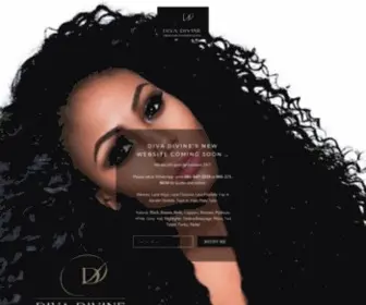Divadivinehair.co.za(Diva Divine) Screenshot
