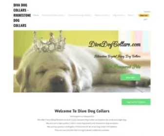 Divadogcollars.com(Diva Dog Collars) Screenshot