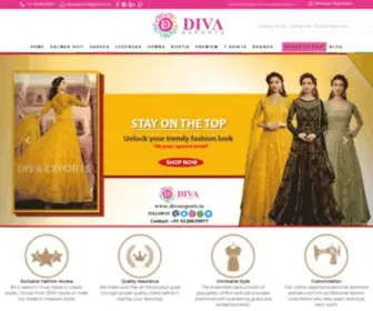 Divaexports.in(Diva Exports Wholesale Salwar Kameez) Screenshot