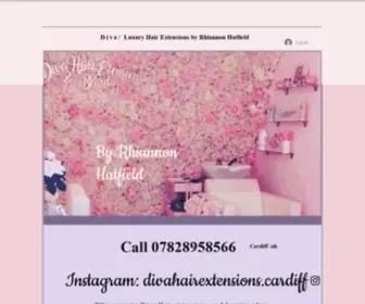 Divahairextensionscardiff.co.uk(Cardiff) Screenshot