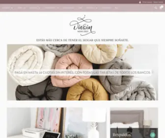 Divain.com.ar(Tienda Online de Divain Home Deco) Screenshot