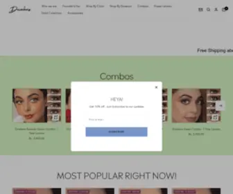 Divalens.in(Buy Contact Lenses Online from DivaLens scrolling barr) Screenshot
