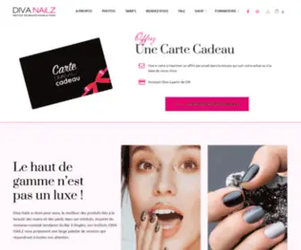 Divanailz.com(Institut de Beauté des Mains et des Pieds) Screenshot