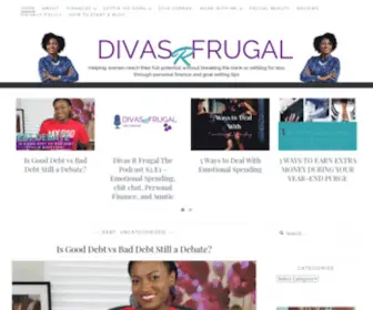 Divasrfrugal.com(Determination) Screenshot