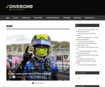 Dive-Bomb.com(DIVEBOMB Motorsport Magazine DIVEBOMB Motorsport Magazine) Screenshot