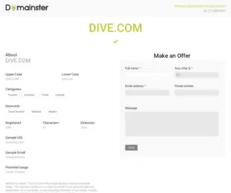 Dive.com(Dive) Screenshot