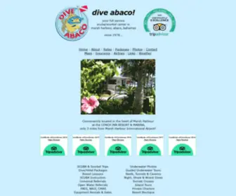 Diveabaco.com(Best Bahamas SCUBA Diving & Snorkeling) Screenshot