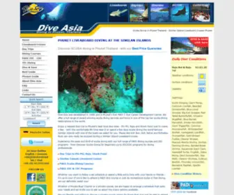 Diveasia.com(Scuba Diving Phuket) Screenshot