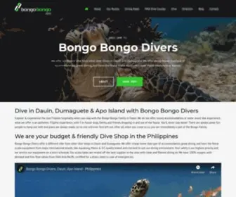 Divebongo.com(5 Star PADI Dive Resort in Dumaguete Philippines) Screenshot