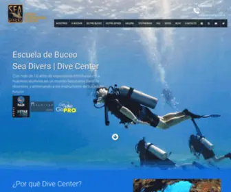 Divecenter.com.ar(Escuela de Buceo) Screenshot