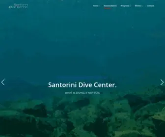 Divecenter.gr(Santorini dive center) Screenshot