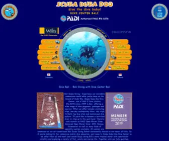 Divecentrebali.com(Dive Bali) Screenshot