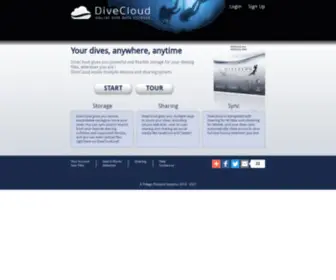 Divecloud.net(Dive Cloud) Screenshot