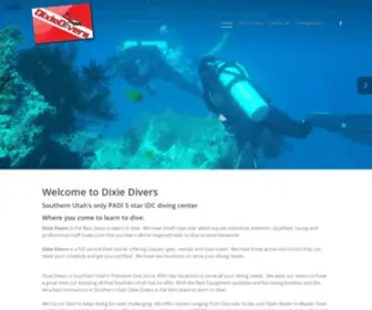 Divedixie.com(Dixie Divers) Screenshot