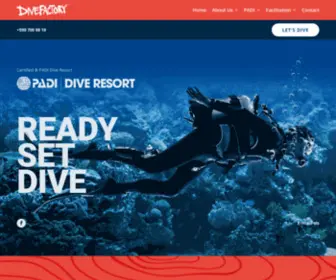 Divefactorybonaire.com(Dive Factory) Screenshot