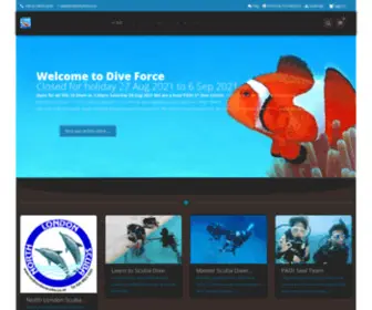 Diveforce.com(Dive Force) Screenshot