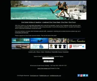Diveguide.com(Scubadiving dive travel) Screenshot