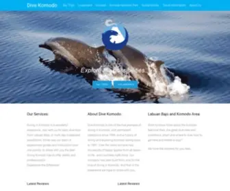 Divekomodo.com(Dive Komodo) Screenshot