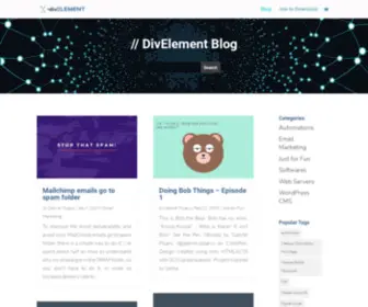 Divelement.ro(Blog) Screenshot