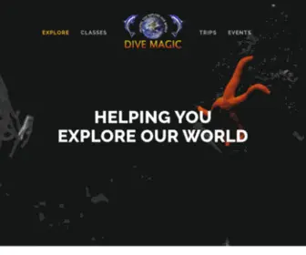 Divemagic.com(Dive Magic) Screenshot