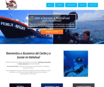 Divemahahual.com(Dive Mahahual) Screenshot