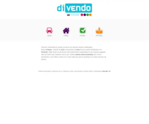 Divendo.com.ve(El buscador de anuncios clasificados de Casas) Screenshot