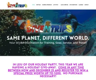 Diventrips.com(Dive N Trips) Screenshot