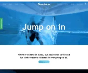 Diventures.com(Diventures aquatic center) Screenshot